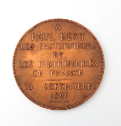 null Médaille A Paul Bert, les instituteurs et les institutrices de France, 18 septembre...