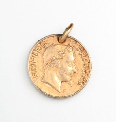 null Médaille Empire Français - Profils de Napoléon

Métal argenté

Diam. : 25 mm

(quelques...