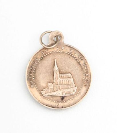null Médaille basilique de N.D Lourdes - Je suis l'Immaculée Conception 1858

Métal...