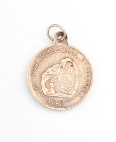 null Médaille basilique de N.D Lourdes - Je suis l'Immaculée Conception 1858

Métal...