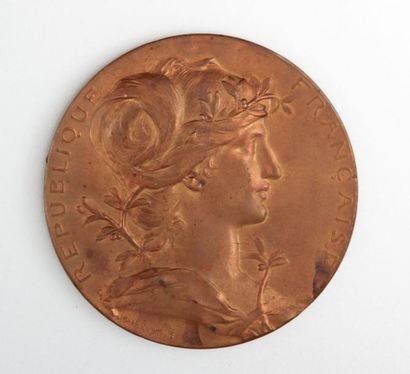 Médaille en bronze, République Française,...