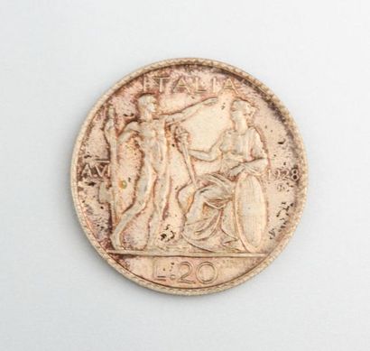 null ITALIE

Une pièce de vingt lires Vittorio Emmanuel III 1928

Argent

Poids :...