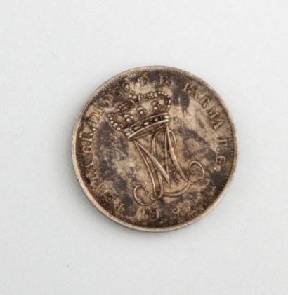 null ITALIE

Dix soldes Marie Louise 1815

Argent

Poids : 2,5 g - Diam. : 18 mm...