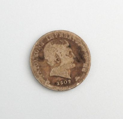 null ITALIE

Quinze soldi Napoleone 1809

Argent

Poids : 3,43 g - Diam. : 22 mm