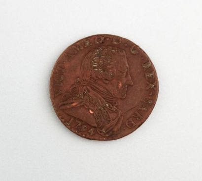 null SARDAIGNE

Cinq soldi Victor Amadeus roi de Sardaigne 1794

(usures sur une...