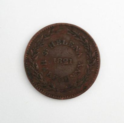 null SAINTE HELENE

Un half penny 1821

Diam. : 30 mm

(usures)



Note : Sainte...