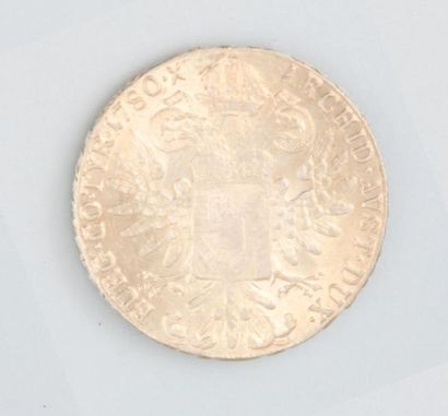 null Thaler en argent, Maria Theresia, 1780

Diam. : 43 mm

Poids : 28,02 g