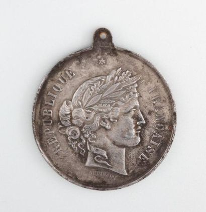 Médaille en argent, République Française...