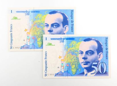 null FRANCE

Deux billets de 50 francs Saint Exupéry avec accent sur le E majuscule

Lettres...