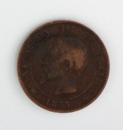 null Médaille en bronze, Napoléon III Empereur 1853, visite de LL MM II, 23 24 septembre,...