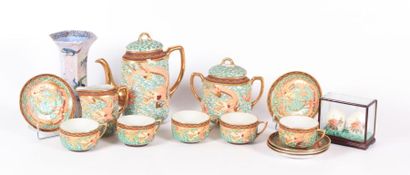 null ASIE

Service à thé en porcelaine à décor Satsuma composé d'une théière, un...
