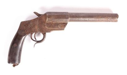 null Première guerre mondiale : un pistolet signaleur allemand, plaquettes bois d'origine,...
