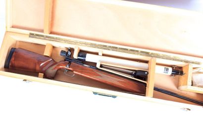 null Carabine de tir ANSCHÜTZ - modèle 1408 - cal 22 LR - n° 46372 - canon lourd...