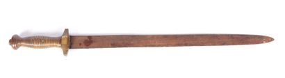 null Glaive de pompier - poignée laiton à 26 torons - lame de 45 cm 

XIXème siècle

(oxydation,...