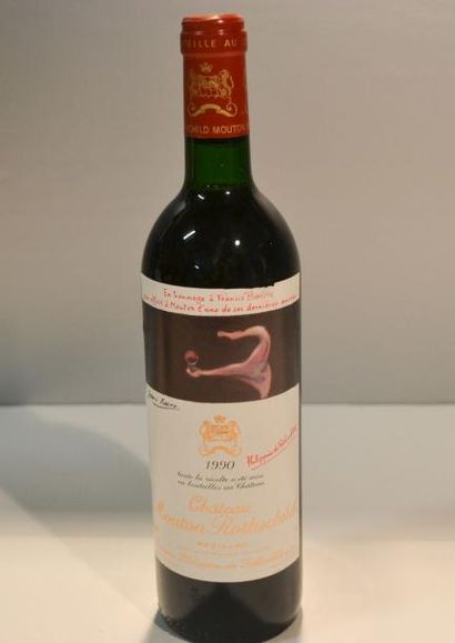 null 1 Blle	CH. MOUTON ROTHSCHILD 	Pauillac 1er GCC	1990