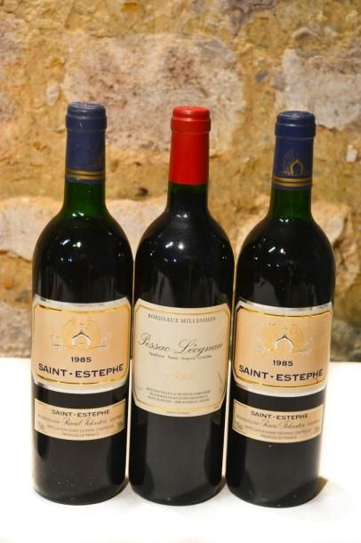 null Lot de 3 blles mise négoce comprenant :		

1 Blle	PESSAC LÉOGNAN		1999

2 Blles	SAINT...