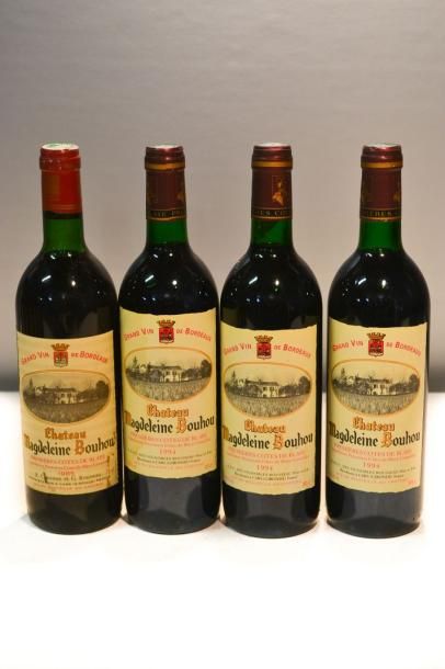 null 4 Blles	CH. MAGDELEINE BOUHOU	1ères Côtes de Blaye	

	3 blles de 1994, 1 blle...