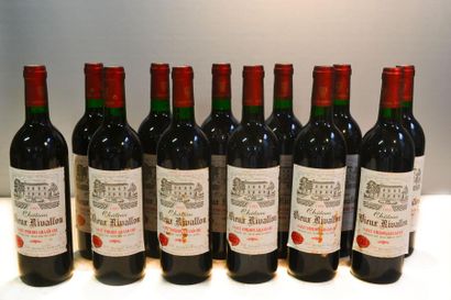 null 12 Blles	CH. VIEUX RIVALLON	St Emilion GC	1993

	Et. un peu tachées. N : 9 mi...