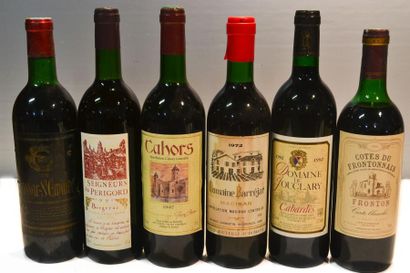 null Lot de 6 blles comprenant :		

1 Blle	LUSSAC ST ÉMILION mise cave coop.		1972

1...