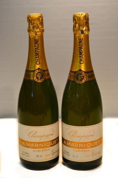 null 2 Blles	Champagne A. MARNIQUET 1er Cru Demi-sec		NM

	Et. bonnes. N : léger...