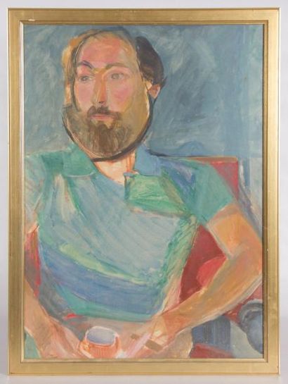 null BERINGER Gérard (né en 1947)

Portrait inachevé de Guy Passage de Michy 

Gouache

Annotée,...