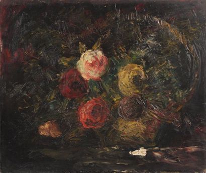 ARAR René (1908 - 1973) 
Bouqet de roses...