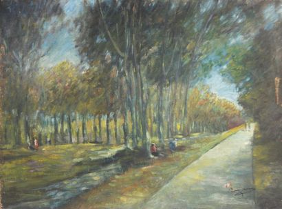 ARAR René (1908 - 1973) 
Promenade champêtre...