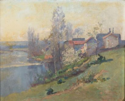null DARNET Georges (1859-1936)

Moulin à eau en Dordogne

Huile sur toile

Signature...