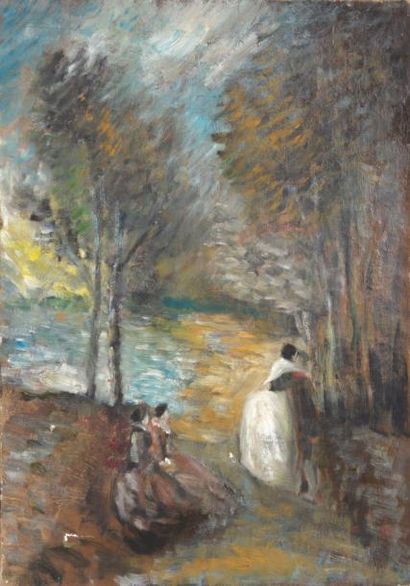 null ARAR René (1908 - 1973)

Scène galante en bord de rivière

Huile sur toile

Signée...