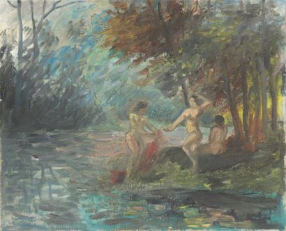null ARAR René (1908 - 1973), attribué à

Femmes dénudées se baignant

Huile sur...