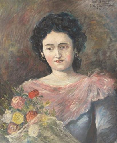 null ARAR René (1908-1973)

Portrait de Madame Arar

Huile sur toile

Signée en haut...