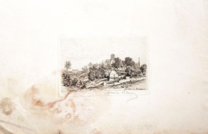 null LALANNE Maxime (1827-1886) dessinateur & graveur

Paysage lacustre

Fusain

Signé...