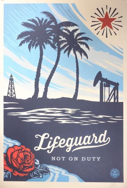 FAIREY Shepard (né en 1970) 
Lifeguard not...