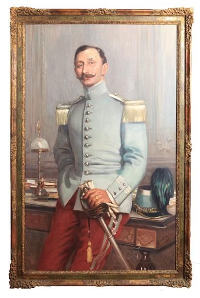 MICHELET Georges C. (1873-?) 
Portrait d'officier...