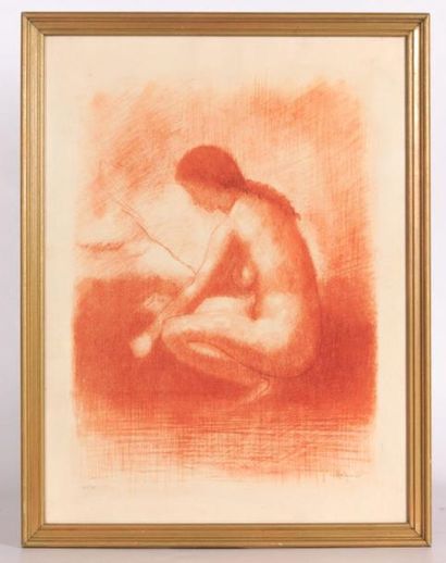 null BELMONDO Paul (1898-1982)

Femme accroupie au bord de l'eau

Lithographie

Signée...