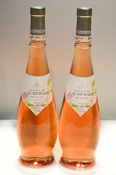 null 2 Blles	CÔTES DE PROVENCE rosé Cru Classé mise Ch. de l'Aumérade		2014

	Cuvée...
