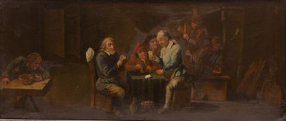 null Ecole Flamande du XIXème siècle	

Jeu de cartes dans la taverne

Huile sur toile

(repeints...