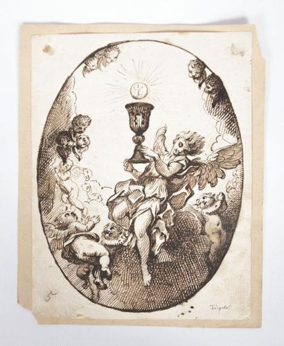 null Ecole italienne du XVIIIème siècle

L'Eucharistie

Encre sur papier

Porte inscription...