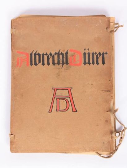 null Album de reproductions d'après Albrecht Dürer 

(mouillures, rousseurs, reliure...