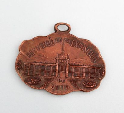null Médaille en cuivre de la Sentenario de la Indenpencia 1809 - 1909, recuerdo...