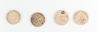 null NAPOLEON III (1852-1870)

Quatre pièces de vingt centimes Napoléon III Empereur...