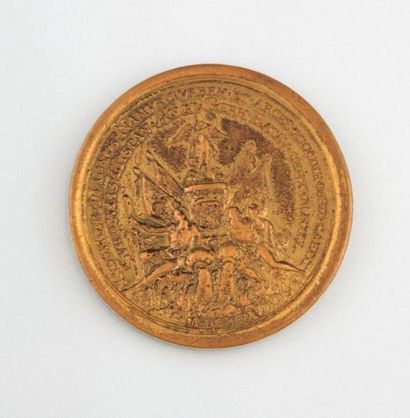 null Médaille Prise de Namur par Louis XIV

Recto : buste de Louis XIV à droite -...