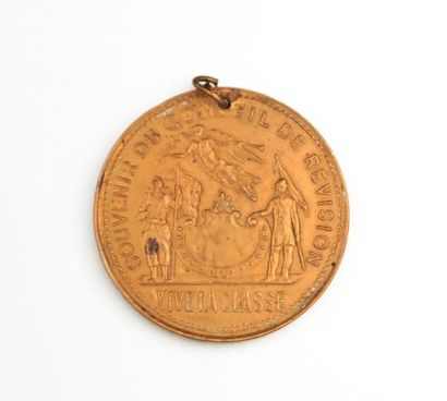 null Médaille Souvenir du Conseil de Révision Vive la classe - Albert I Roi de belges

Métal

Diam....