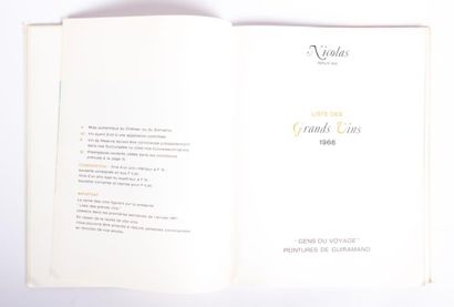 null [OENOLOGIE - NICOLAS VINS]

Catalogue illustré, liste des grands vins 1966 -...