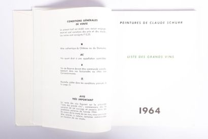 null [OENOLOGIE - NICOLAS VINS]

Catalogue illustré, liste des grands vins 1964 -...
