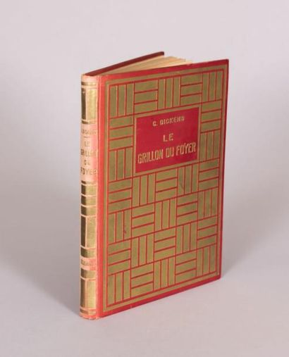 null DICKENS Charles - Le grillon du foyer - Paris Librairie Delagrave 1937 - reliure...