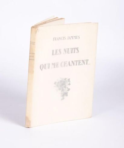 null JAMMES Francis - Les nuits qui me chantent - Paris Flammarion 1928 - un volume...