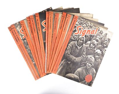 null [REVUE SIGNAL]

Lot comprenant douze revues - Année 1942

- N°1 - 1er numéro...
