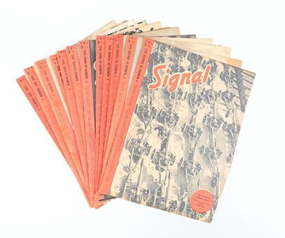 null [REVUE SIGNAL]

Lot comprenant douze revues - Année 1943

- N°1 - 1er numéro...