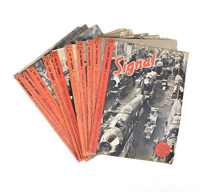 null [REVUE SIGNAL]

Lot comprenant onze revues - Année 1943

- N°4 - 2e numéro février...